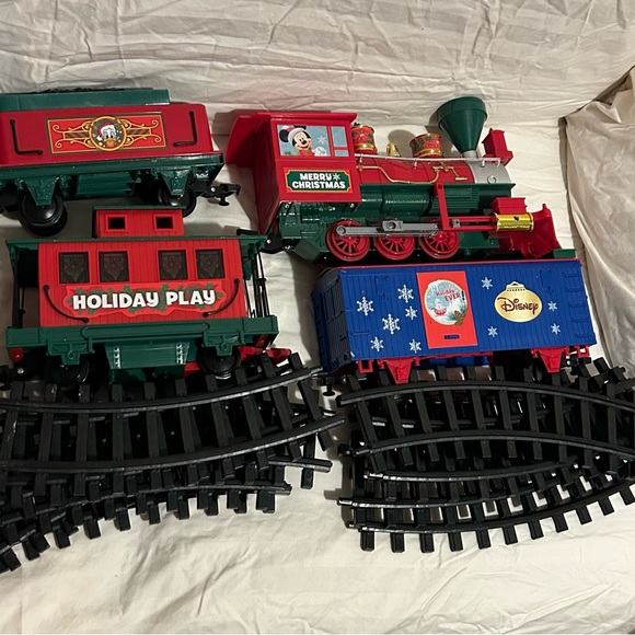 Disney Mickey Mouse Christmas Train Set. - Picture 2 of 3